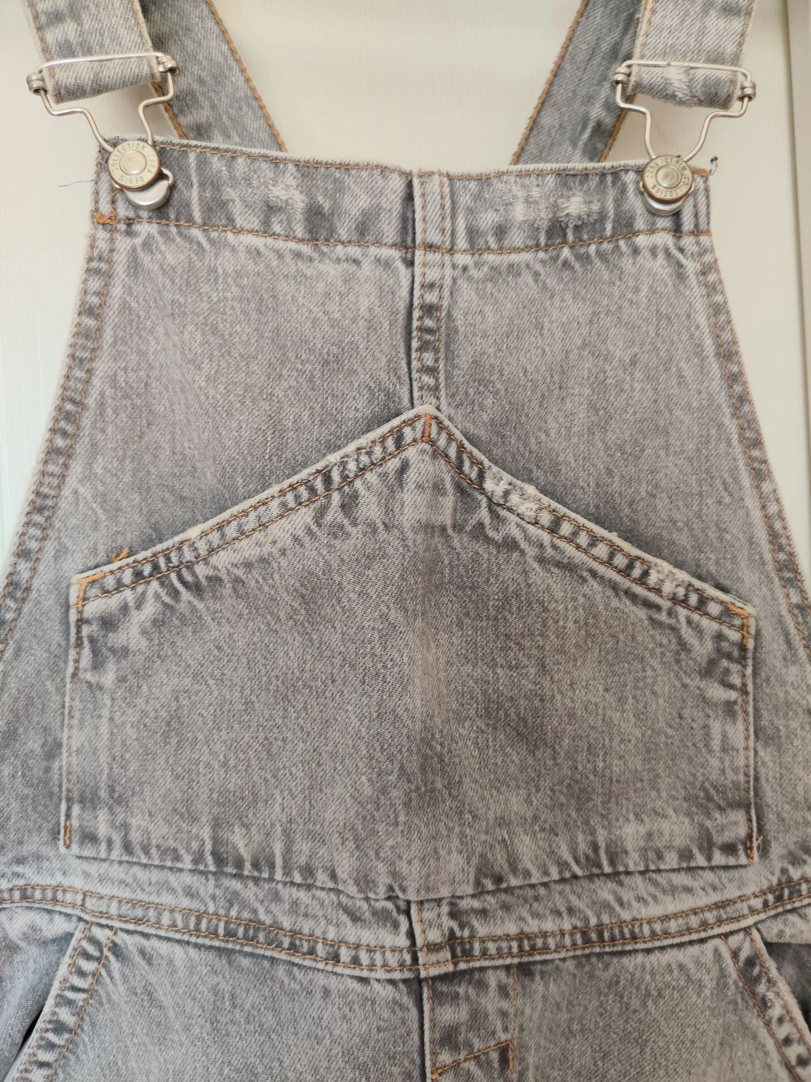Zara girl denim pinafore size 13-14 years – photo 5